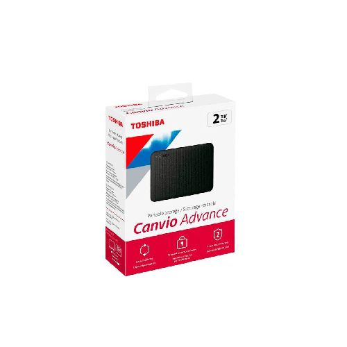 Disco Duro Toshiba Canvio Advance P8922 | 2TB  Color Negro  