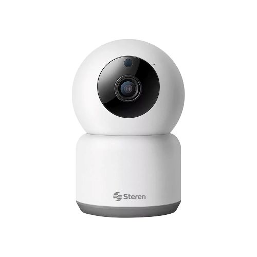 Cámara de Seguridad Steren CCTV-218 P86396 | Robotizada Con Monitoreo Color Blanco - CRECOS