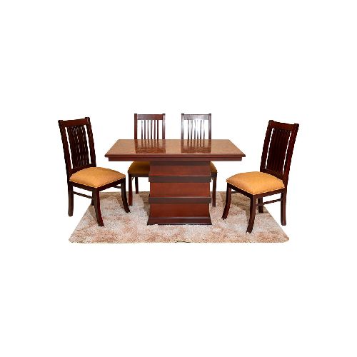 Juego de Comedor  Violín P8884 | 4 Puestos Color Beige  