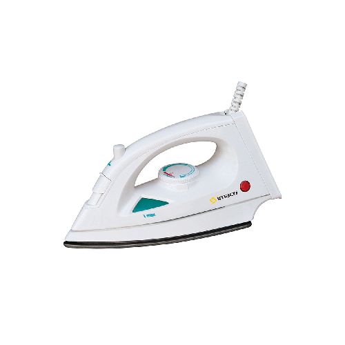 Plancha de Ropa Imaco ETA10 | 1000 Watts Base Antiadherente Color Blanco  