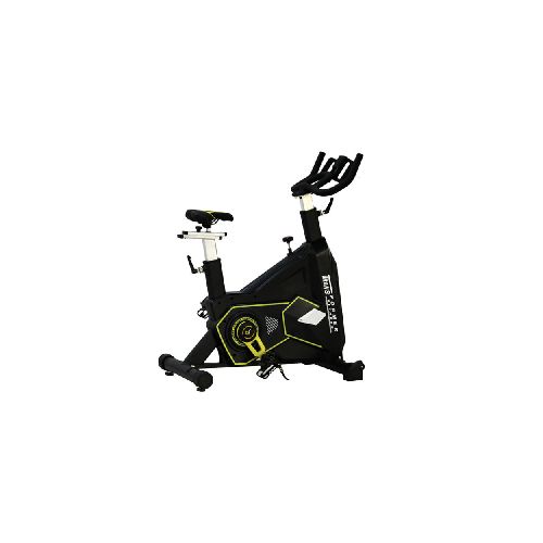 Bicicleta Spinning Triton P8812 | Soporta 320 Libras Color Negro con Amarillo  