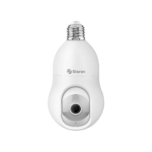 Cámara de Seguridad Steren CCTV-238 P86396 | 3MPX Robotizada Para Socket Color Blanco - CRECOS