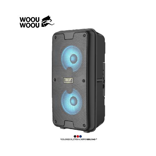 Parlante Activo Recargable Woou Woou RE09-PA01136 P66503 | 5 Watts  Color Negro  