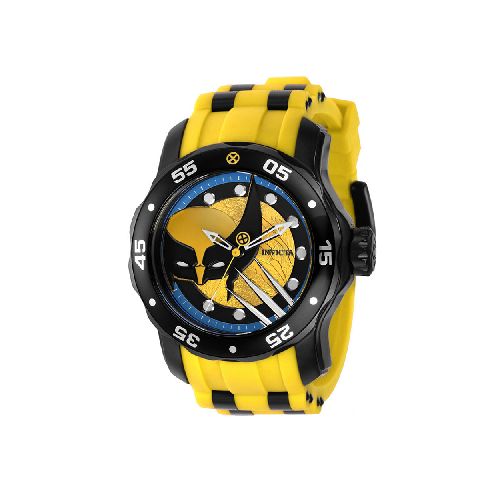 Reloj para Caballero Invicta Marvel Wolverine 37373 P8880 | Resistencia al Agua Color Negro  