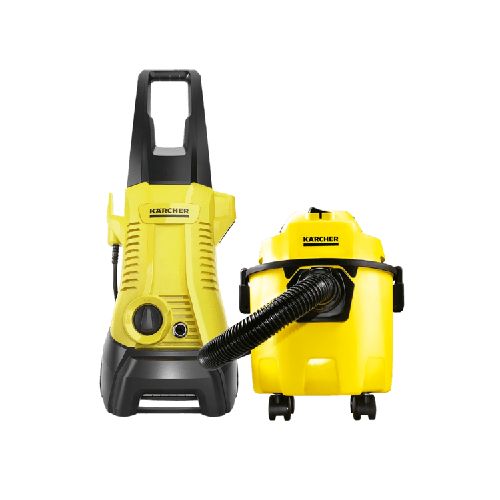 Combo Hidrolavadora K2 MX + Aspiradora WDL1 Karcher  