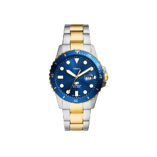 Reloj Fossil Blue Dive de Acero Inoxidable - Combinado  