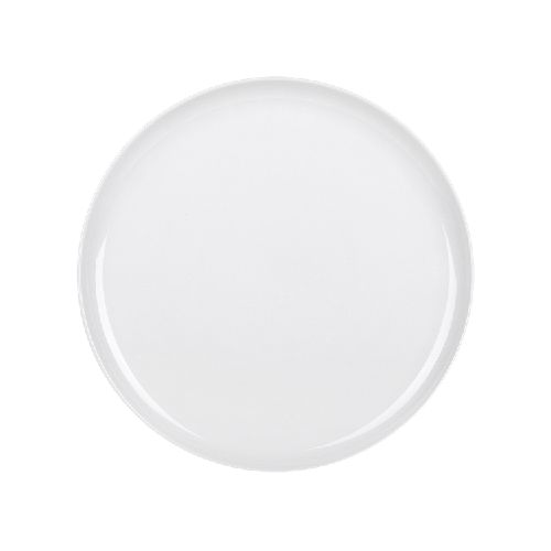 Plato Tendido Simple White 26.5 x 26.5  Gourmet Table