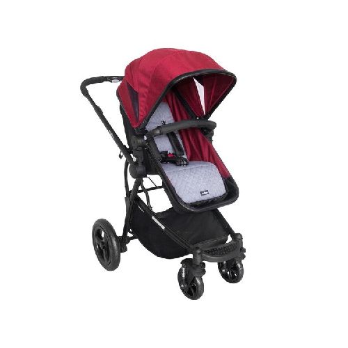 Coche Cuna Ebaby Fazio Deluxe Rojo  