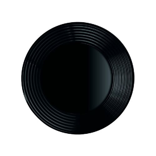 Harena Negro Plato Sopero 23 cm  Luminarc