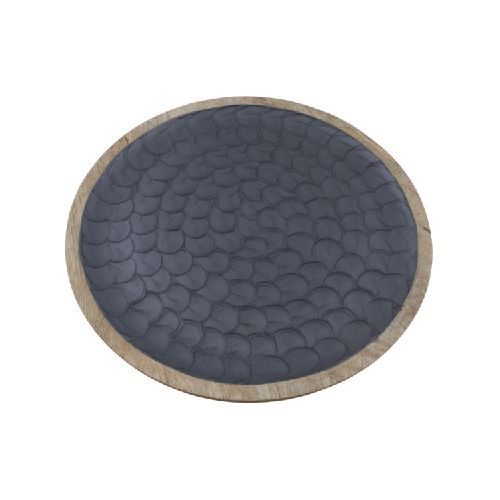 Plato Redondo Azul 12 x 12 cm  Pycca Home