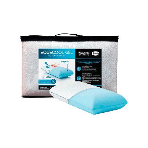 Almohada Simmons Aquacool Gel Luxury King 72 x 42 cm  