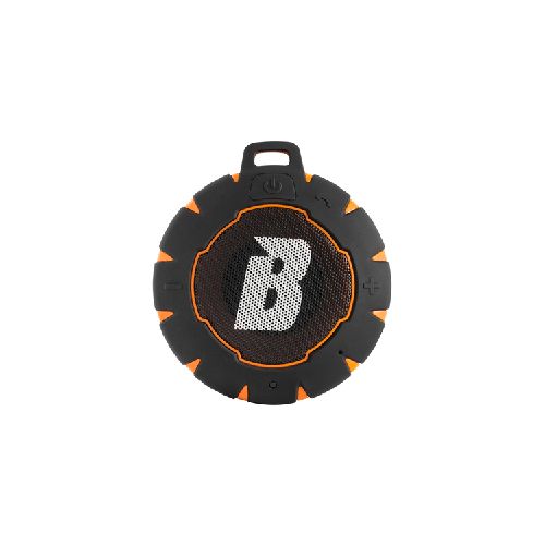 Parlante Portable Bazzuka Negro con Naranja 5 Watts RMS  