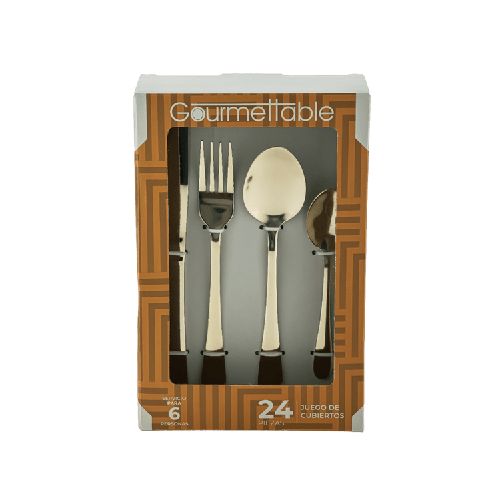 Juego de Cubiertos 24Pzs  Gourmet Table