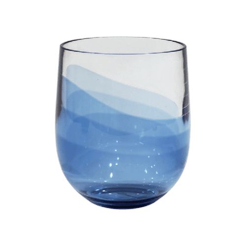 Vaso ondas color azul 425 cc  Pycca Home