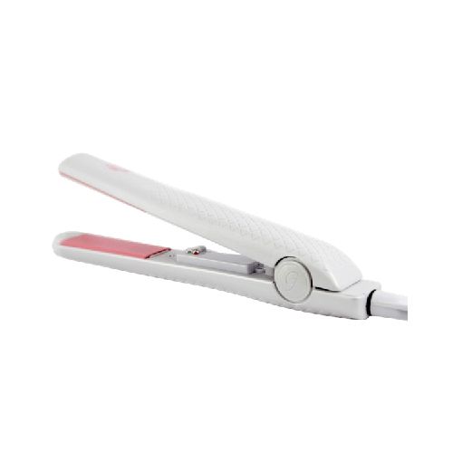 Plancha de cabello Ginalli Milano blanco/rosa  