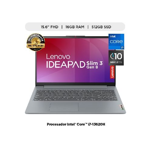 Laptop Lenovo IP Slim 3 15IRH8 Intel Core i7 13620H 16GB 512GB  