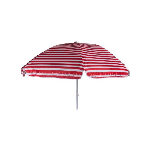 Parasol de Playa 210 cm Rojo  Pycca Home