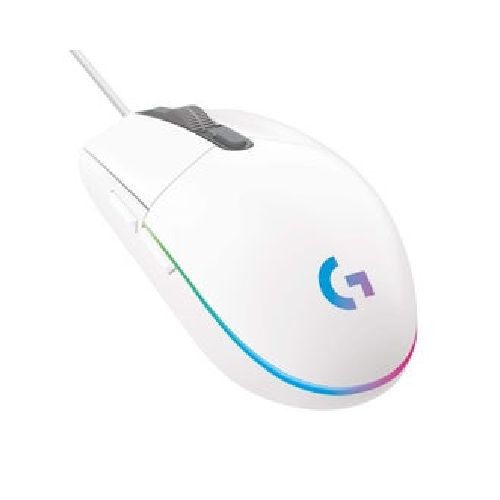 Mouse Gaming Logitech Lightsync Blanco  9100057|RadioShark Ecuador