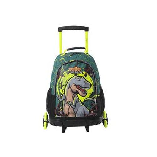 Mochila Con Ruedas Infantil Para Niño Blanda Totto 31.02 Lt. Saurus |RadioShark Ecuador