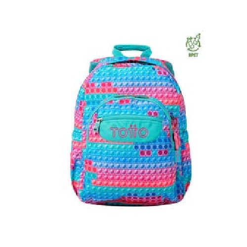 Mochila Para Mujer Blanda Totto 20.33 Lt. Pupit Estampado Pc Acuarela|RadioShark Ecuador