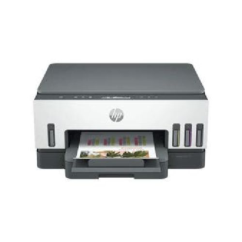 Impresora Multifunción Hp Inkjet Wi-Fi Bluetooth Blanco Y Gris Smart Tank 720|RadioShark Ecuador