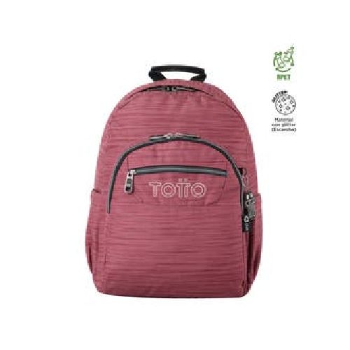 Mochila Para Mujer Blanda Totto  20.33 Lt. Rosado Pc Acuarela|RadioShark Ecuador