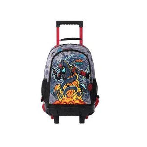 Mochila Con Ruedas Infantil Para Niño Blanda Totto 20.46 Lt. Raiyu Gray |RadioShark Ecuador