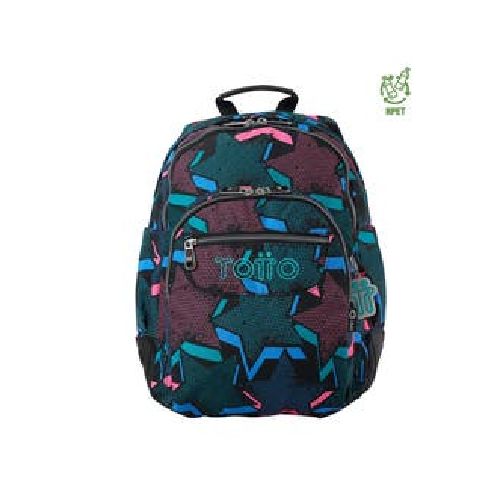 Mochila Para Mujer Blanda Totto 19.6 Lt. Lety Black Estampado Pc Rayol|RadioShark Ecuador