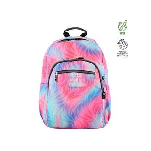 Mochila Para Mujer Blanda Totto 20.33 Lt. Fritz Estampado Pc Acuarela|RadioShark Ecuador