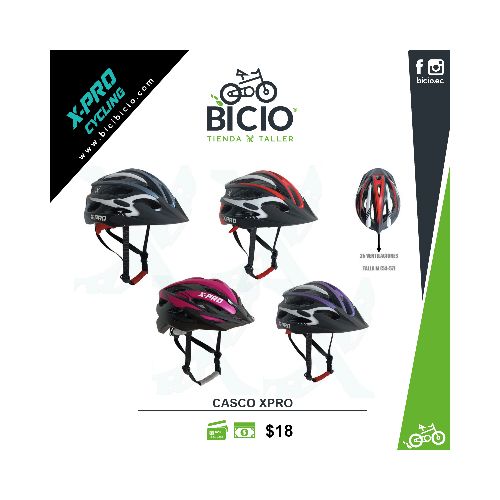 Casco XPRO - Bicio tienda - taller de bicicletas