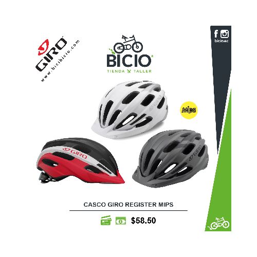 Casco GIRO Register Mips - Bicio tienda - taller de bicicletas