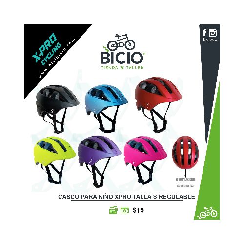 Casco niño Xpro - Bicio tienda - taller de bicicletas