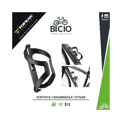 Soporte caramañola TOPEAK - Bicio tienda - taller de bicicletas