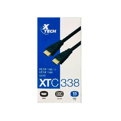 CABLE HDMI XTECH XTC-338 15 FT 4.57M - SYSTEMarket