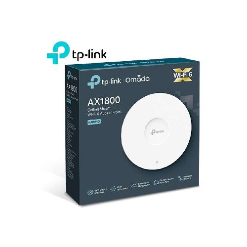 ACCESS POINT TPLINK EAP610 PARA MONTAJE EN TECHO AZ1800 WIFI 6 - SYSTEMarket