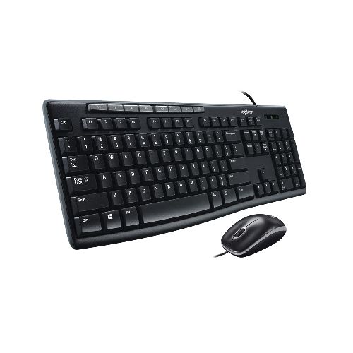 TECLADO LOGITECH MK200+MOUSE USB BLACK - SYSTEMarket