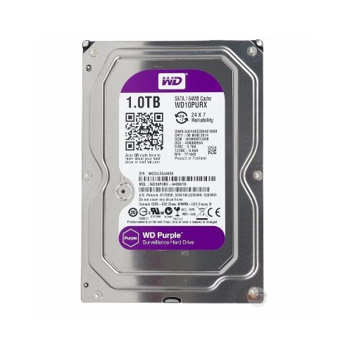 DISCO DURO WESTERN DIGITAL 1TB 5400RPM 3.5″ 24-7 VIDEO VIGILANCIA PURPLE - SYSTEMarket