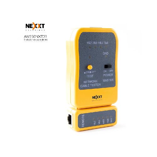 LAN TESTER NEXXT P/REDES PROBADOR DE CABLES AW250NXT03 - SYSTEMarket