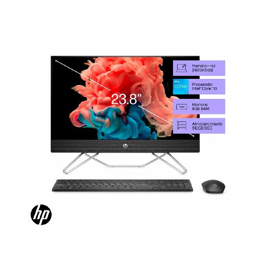 COMPUTADORA HP AIO 24-CB1029LA CORE i3-1215U Memoria 8GB,512GB SSD,23.8″,SIN S.O - SYSTEMarket