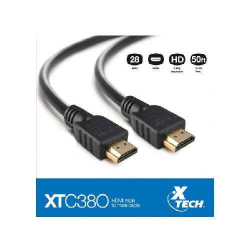 CABLE HDMI 50FT 15m XTECH XTC-380 - SYSTEMarket