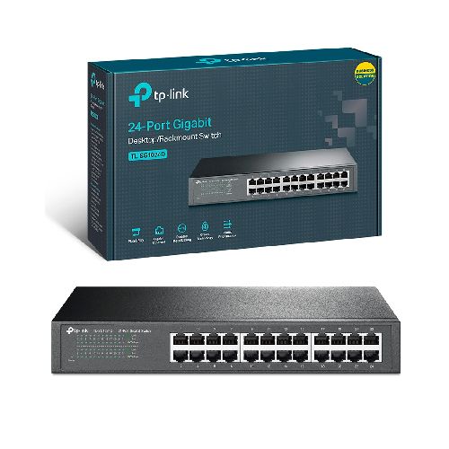 SWITCH TPLINK SG-1024D 24 PUERTOS GIGABIT 10-100-1000MBPS - SYSTEMarket