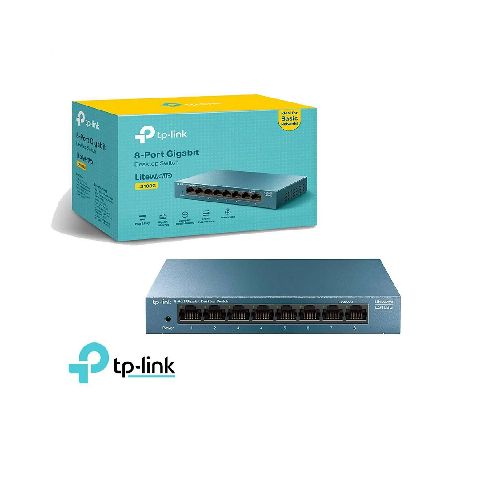 SWITCH TPLINK LS108G GIGABIT 8 PORT 10-100-1000MBPS - SYSTEMarket