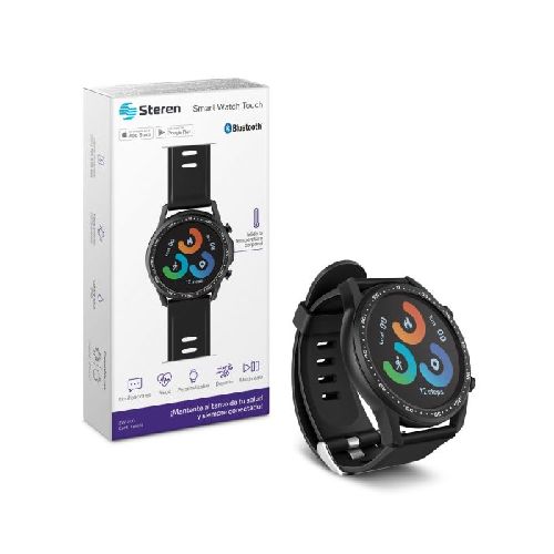 SMART WATCH STEREN SW-300 TOUCH, NOTIFICACIONES,SALUD,MODOS DEPORTIVOS - SYSTEMarket