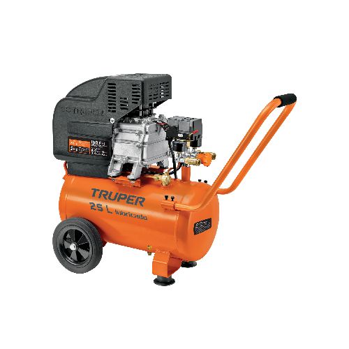 Compresor horizontal de 25L, 2 HP (1500W), 127V / 116 PSI - Kywi  MegaKywi – Ferretería – Hogar – Construcción