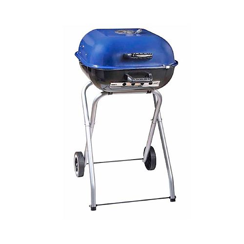 Parrilla plegable con tapa y ruedas de 45 x 40 cm para asados al carbón 1U - Kywi  MegaKywi – Ferretería – Hogar – Construcción