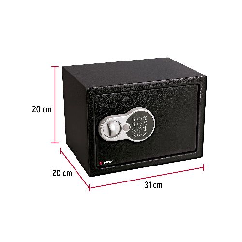 Caja Fuerte 31Cmx20Cmx20Cm Digital Negrohermex - Kywi  MegaKywi – Ferretería – Hogar – Construcción