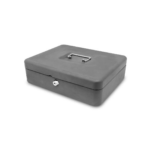 Caja De Seguridad 30Cmx24Cmx9Cm Gris - Kywi  MegaKywi – Ferretería – Hogar – Construcción