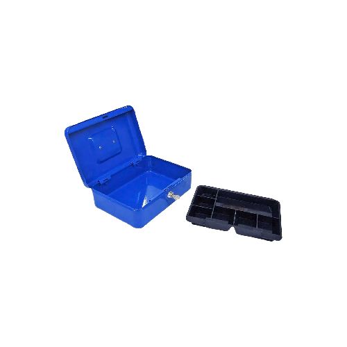 Caja De Seguridad 9X25X18Cm Azu C/Ll Saf - Kywi  MegaKywi – Ferretería – Hogar – Construcción