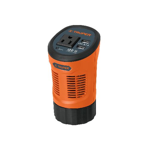 Inversor de corriente 120 W tipo vaso, 2 puertos USB - Kywi  MegaKywi – Ferretería – Hogar – Construcción