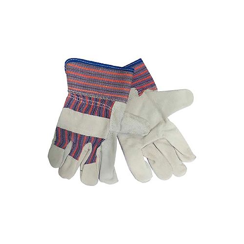 Guantes de cuero y lona multiusos de fácil movimiento de 26.6 cm; 1 par 1U - Kywi  MegaKywi – Ferretería – Hogar – Construcción